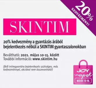 ÚJRA JOY NAPOK A SKINTIM SZALONOKBAN! ÚJRA JOY NAPOK A SKINTIM SZALONOKBAN!