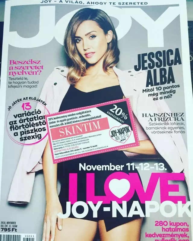 20% kedvezmény a Joy magazinban található SKINTIM kuponnal! 20% kedvezmény a Joy magazinban található SKINTIM kuponnal!