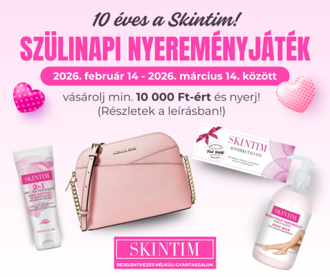 10 ÉVES A SKINTIM – SZÜLINAPI NYEREMÉNYJÁTÉK!  